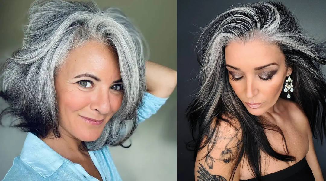  Salt-And-Pepper Blended Waves or Silver Tones